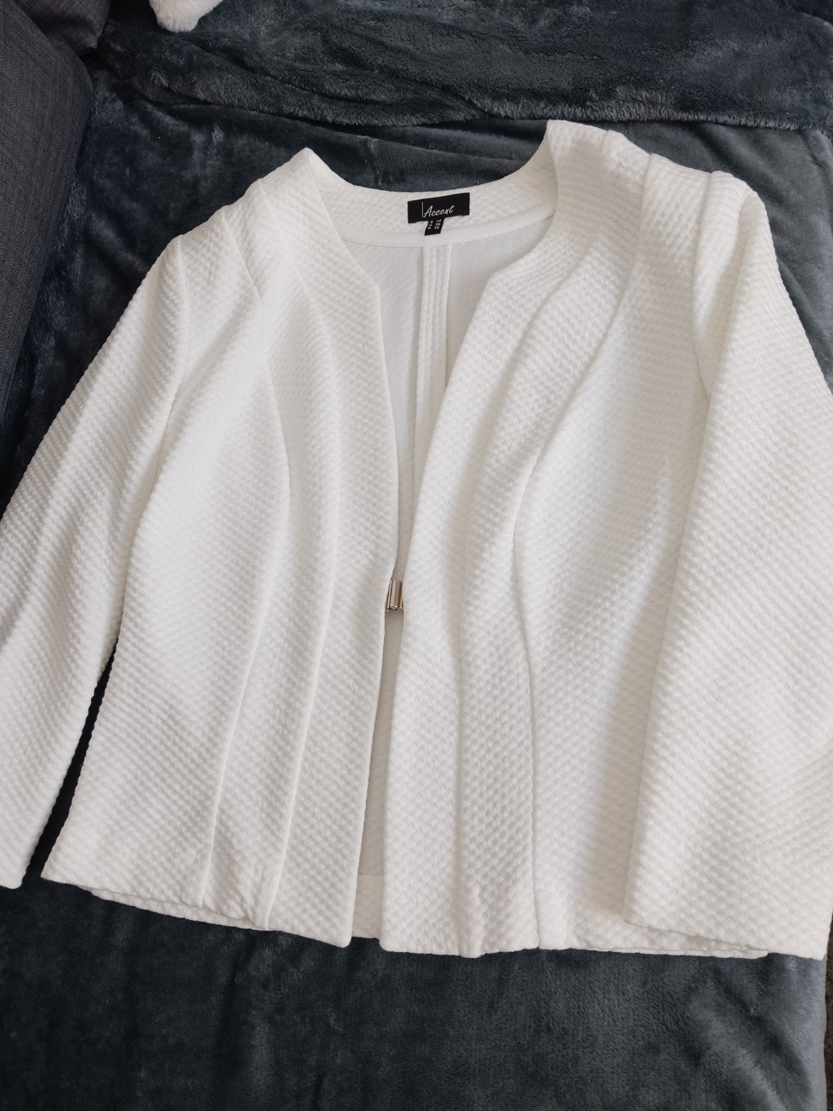 Jasje merk Accent net als nieuw te koop. M 40, Kleding | Dames, Jasjes, Kostuums en Pakken, Accent, Wit, Zo goed als nieuw, Jasje
