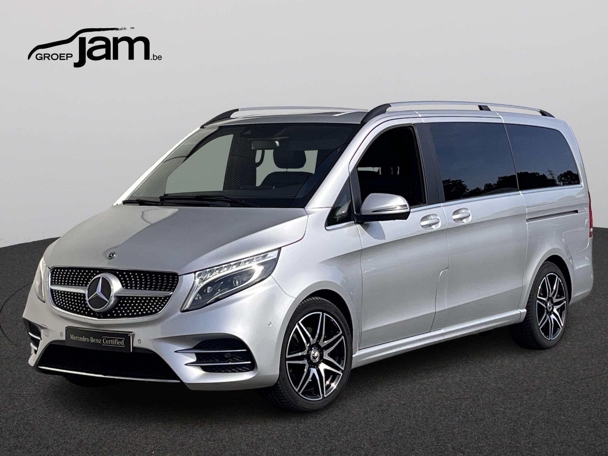 Mercedes-Benz V-Klasse 300 d L2 9G-TRONIC Avantgarde, Auto's, Automaat, Cruise Control, Gebruikt, Zwart