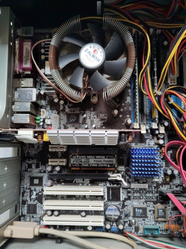 asus moederbord a8n-sli incl cpu/ koeler / ram, Ophalen, Asus