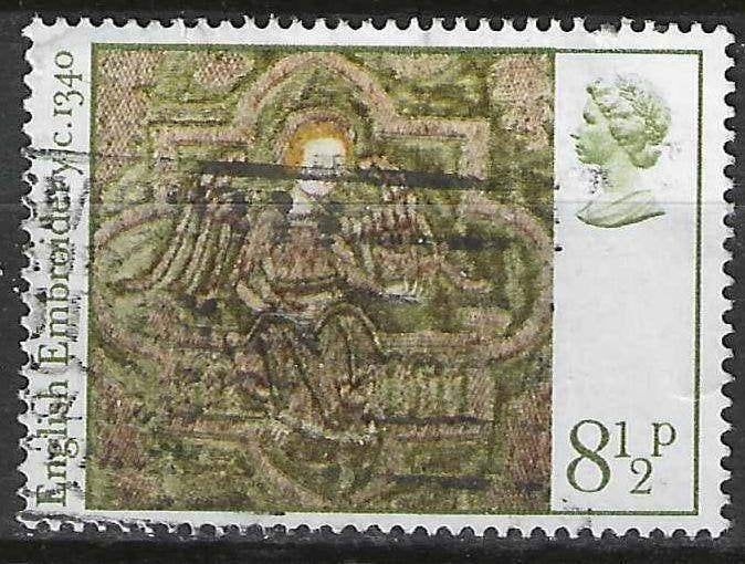 Grande-Bretagne 1976 - Yvert 814 - Noël - Tapis (ST), Envoi, Affranchi