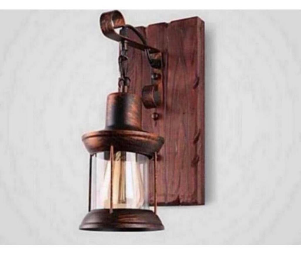 Lampe murale lanterne Alessio sur étagère Vintage industrial, Antiquités & Art, Antiquités | Éclairage, Enlèvement ou Envoi