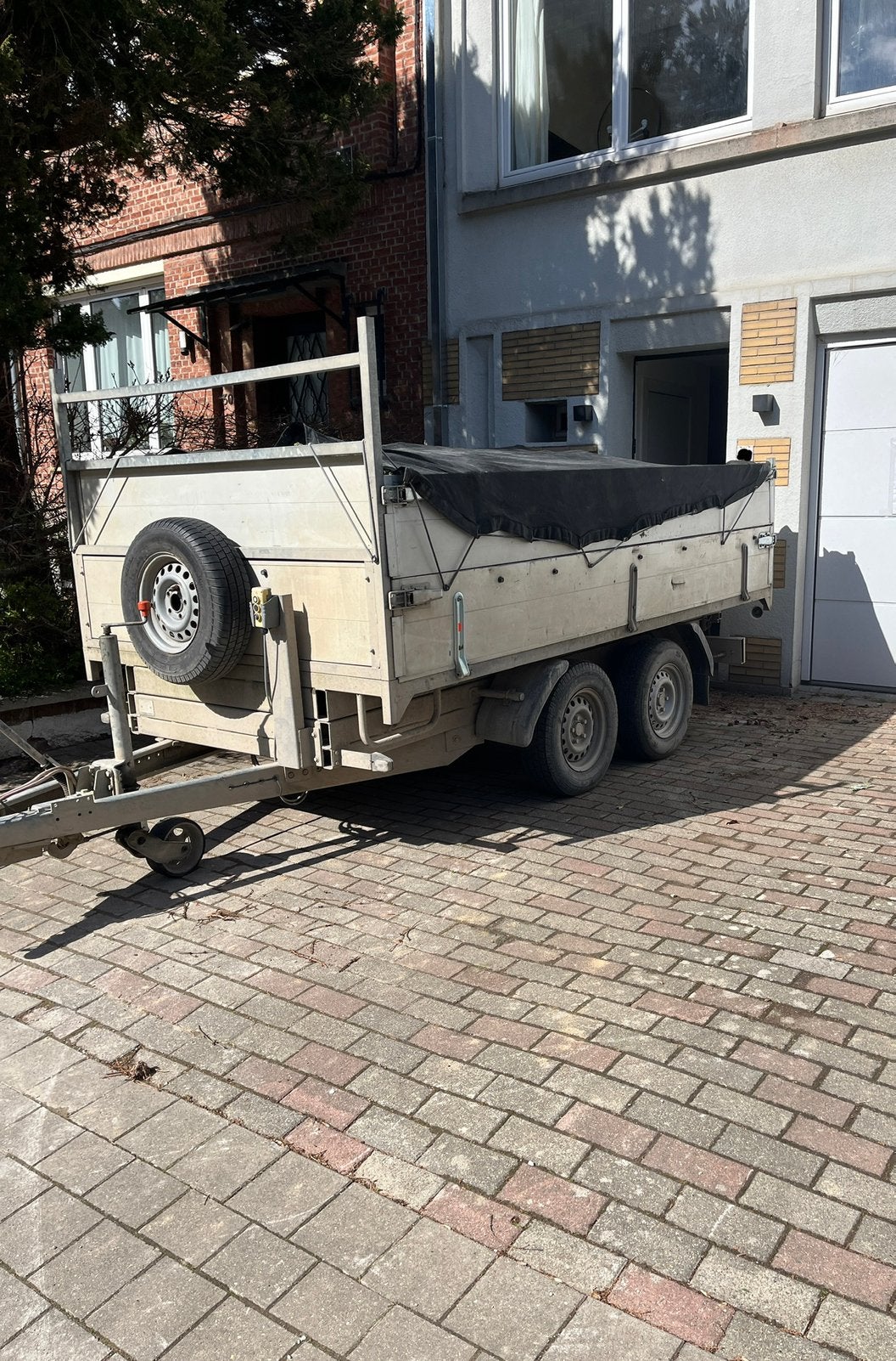 Bw kipper 3,5 ton aanhangwagen, Ophalen, Gebruikt