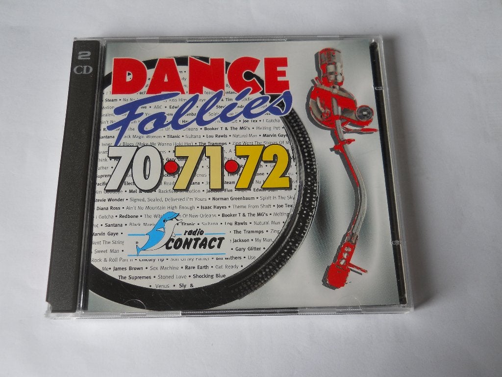 2 CD S - RADIO CONTACT - DANCE FOLLIES - 70 - 71 - 72, Cd's en Dvd's, Ophalen of Verzenden, Zo goed als nieuw, Verzamelalbum, Disco