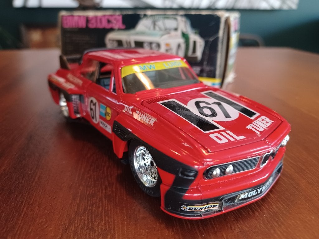 BMW E9 3.0 CSL Luigi Racing vintage die cast model, Hobby & Loisirs créatifs, Modélisme | Voitures & Véhicules, Autres marques