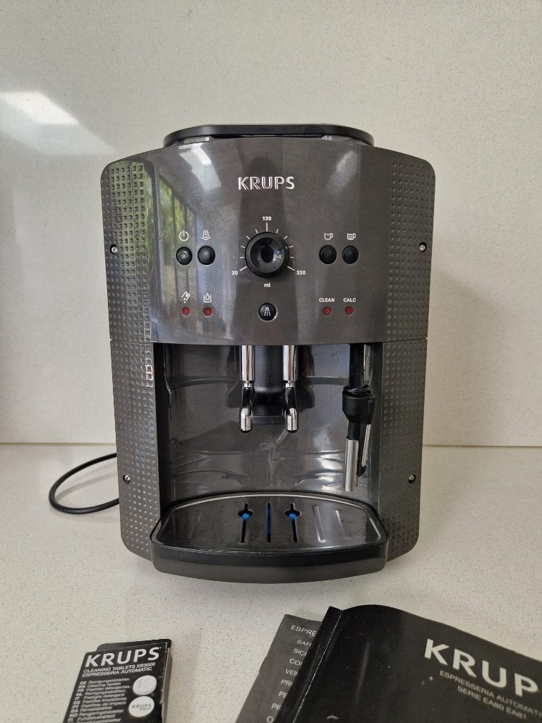KRUPS volautomatische espressomachine, Elektronische apparatuur, Ophalen, Gebruikt, Koffiemachine, Koffiebonen