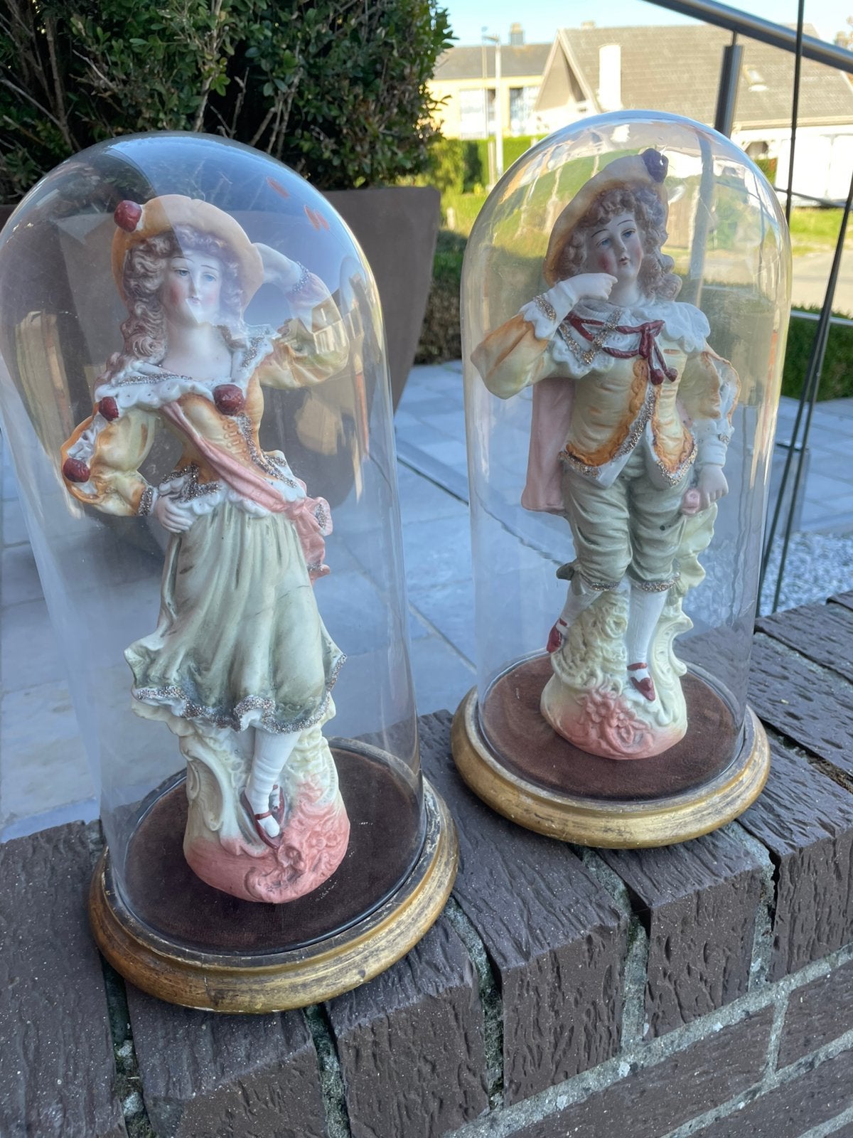Ancien Blscuit sous globe, Antiek en Kunst, Ophalen