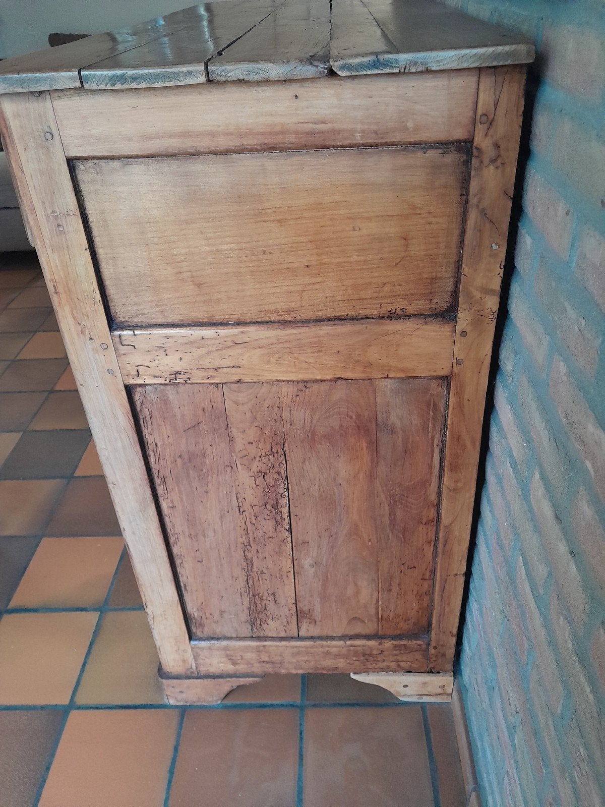 Antiquité buffet bas merisier, Maison & Meubles, Louis Philippe, Cerisier, 100 à 150 cm, Enlèvement