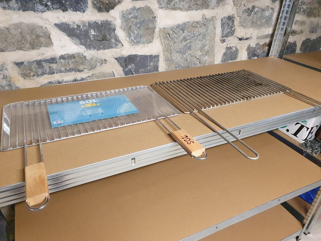 Lot de 2 grilles pour barbecue, Tuin en Terras, Barbecue-accessoires, Ophalen, Nieuw, Solcarbon