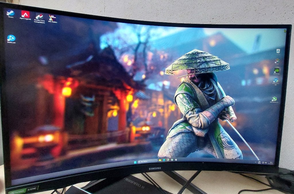 Ecran Gaming Samsung G7 Qled 27" 240Hz, Informatique & Logiciels, Gaming, Moins de 1 ms, Comme neuf, Samsung
