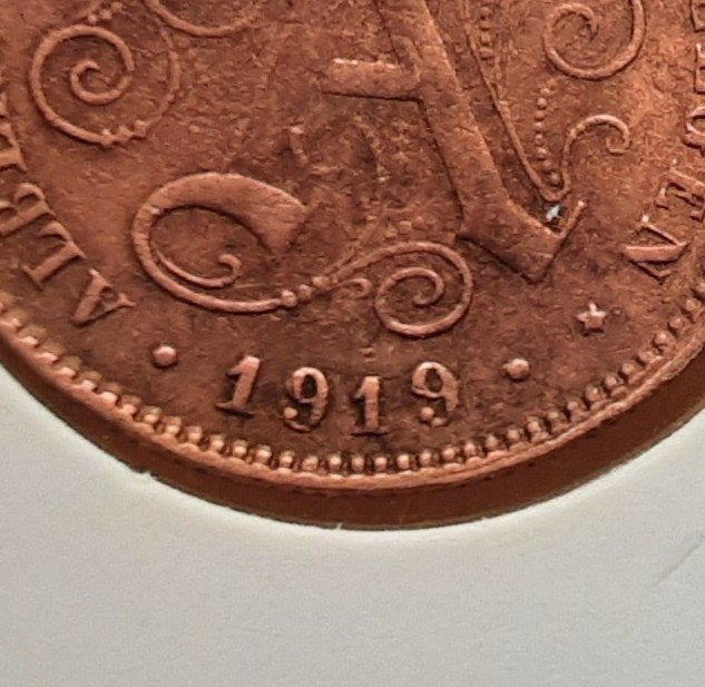 Belgique — 2 cents — 1919-NL. (Réf 090), Timbres & Monnaies, Enlèvement ou Envoi, Métal, Monnaie en vrac