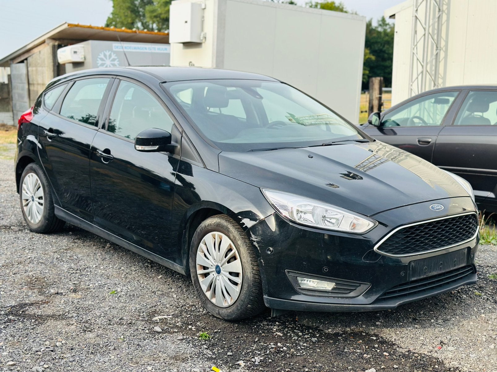 Ford Focus 1.0 Benzine Motor Defect, Focus, 4 deurs, Stof, Zwart