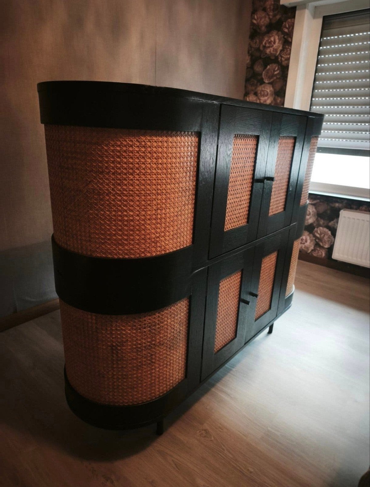 Rotan vintage kast, Ophalen of Verzenden