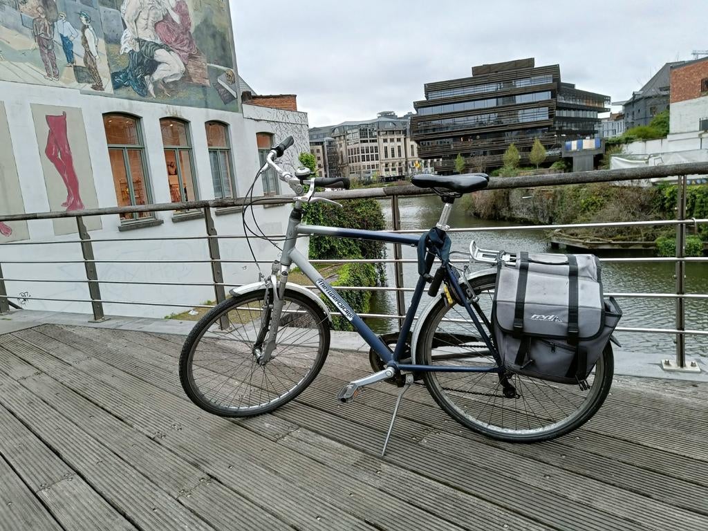 Stadsfiets Heren, Vélos & Vélomoteurs, Vélos électriques, 59 cm ou plus, Enlèvement