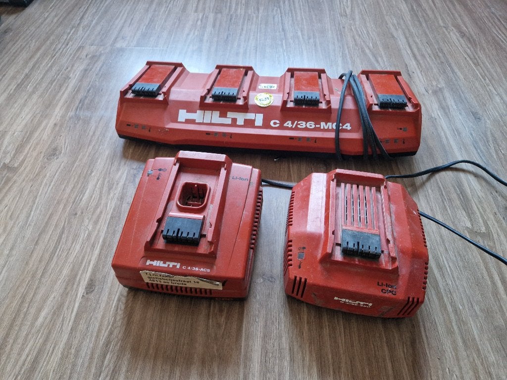 Batteries Li-Ion Hilti à chargeur rapide 14, 22, 36 volts, Enlèvement