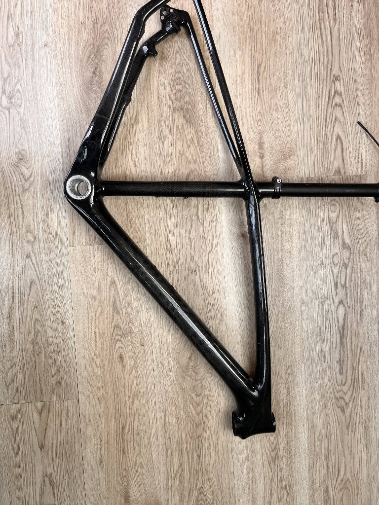 Carbon kader + zadelpen, Ophalen, Zo goed als nieuw, Frame, Carbon