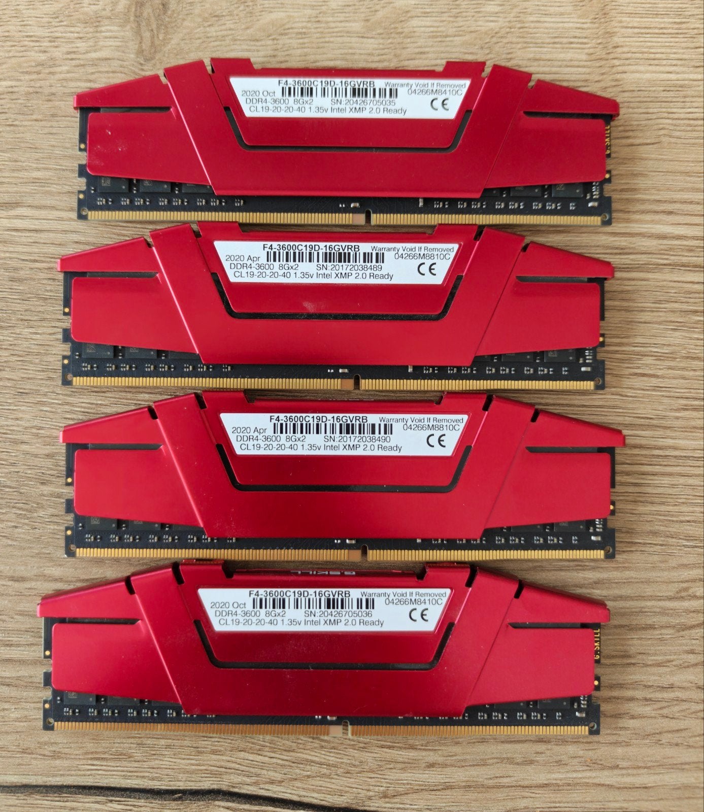 32GB G.SKILL 4x 8GB DDR4 3600MHz geheugen, Enlèvement ou Envoi, DDR4
