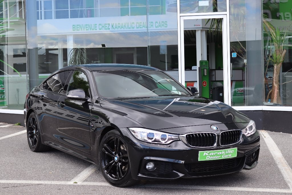 BMW 418dAS GRAN COUPE BOITE AUTO PACK M SHADOWLINE GPS, Autos, Cuir, 116 g/km, Achat, Entretenue par le concessionnaire