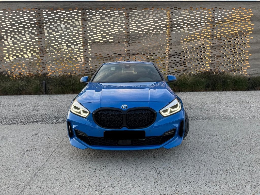 BMW 118 M-sport nieuwstaat, Auto's, BMW, 1 Reeks, Blauw, Alcantara, 5 deurs