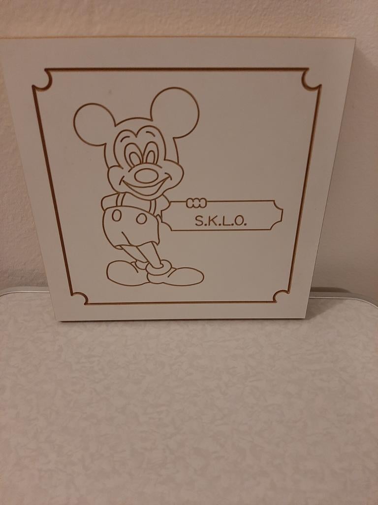 Mickey Mouse houten blok, Ophalen, Mickey Mouse