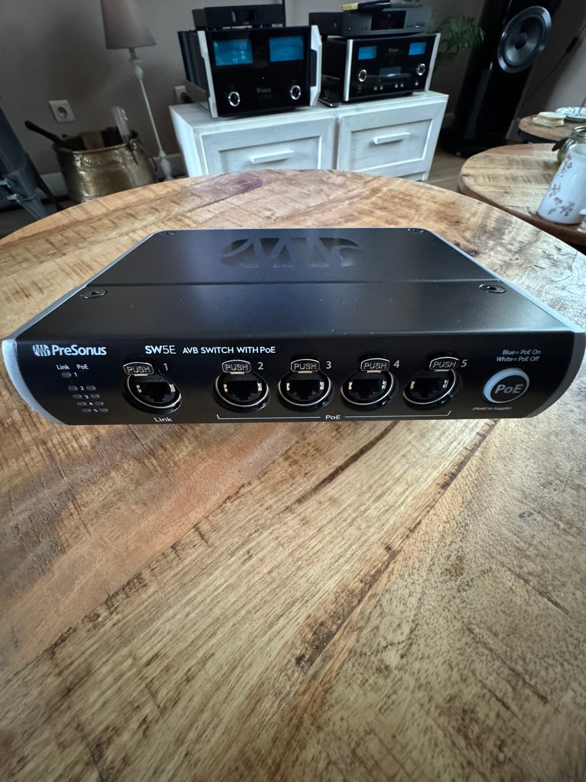 Presonus SW5E AVB Switch With PoE, Enlèvement ou Envoi, Comme neuf