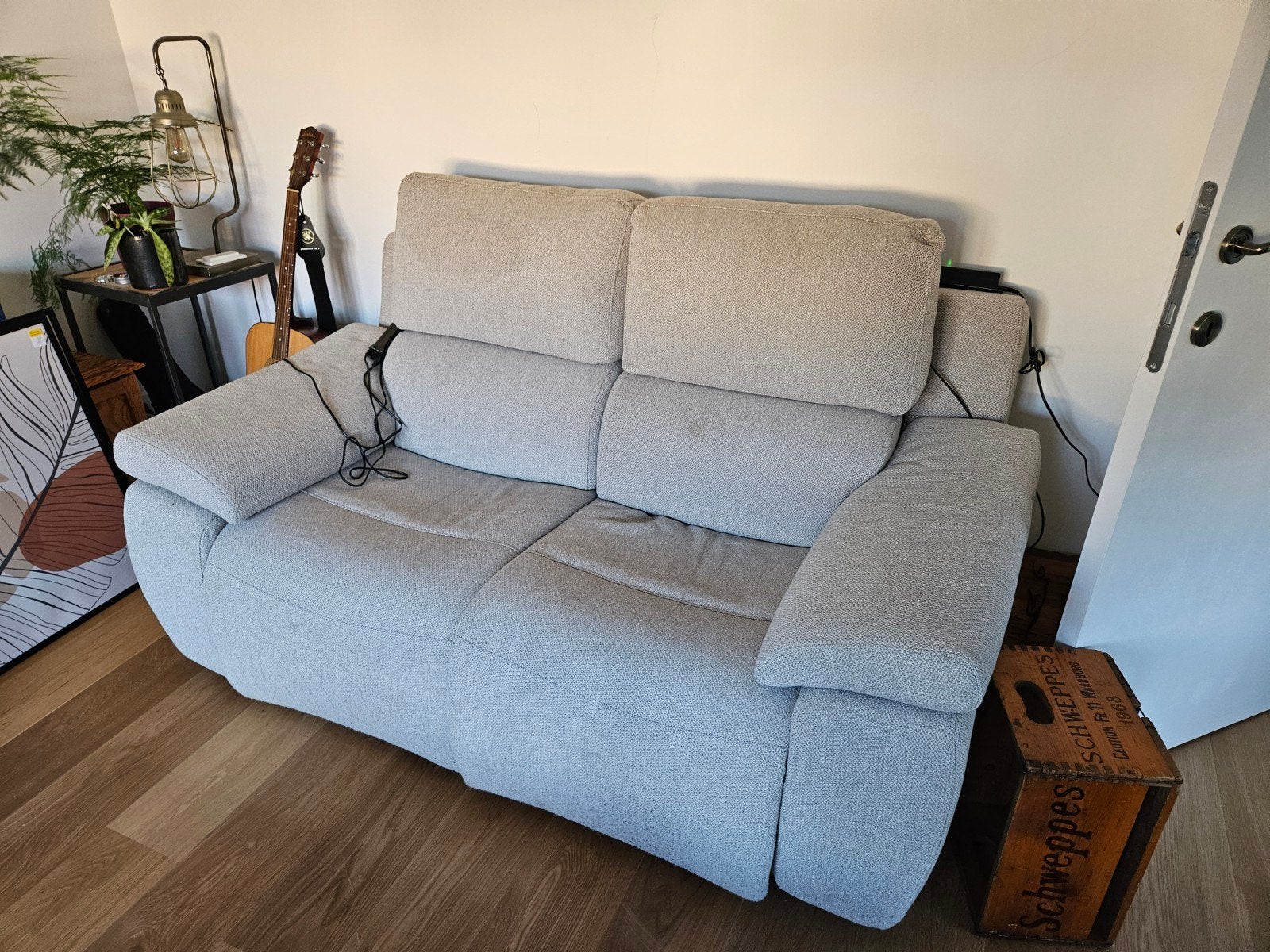 A vendre canapé électrique Poltron et Sofa 50€!!!, Maison & Meubles, 100 cm, Beige, Utilisé, Deux personnes