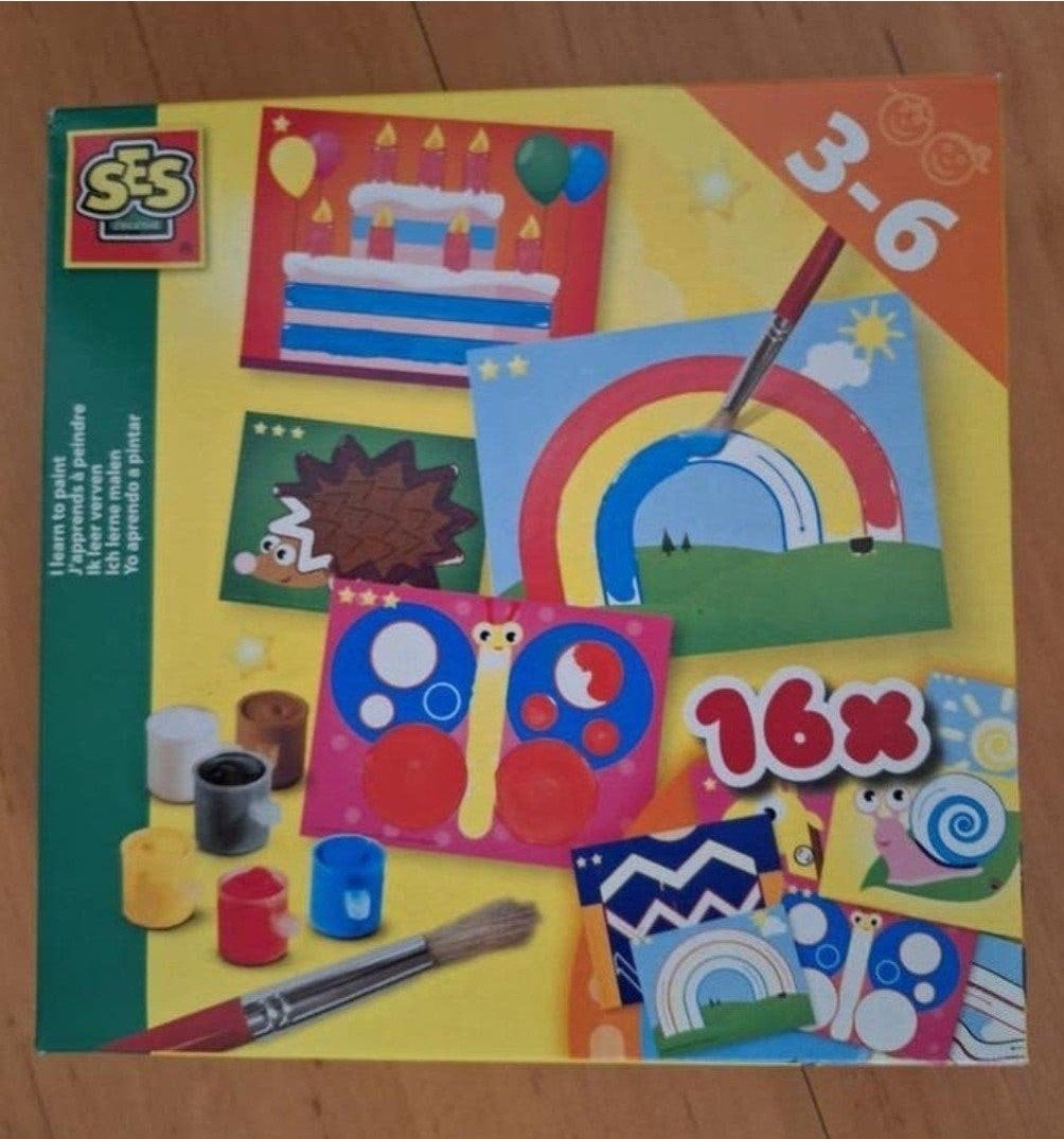 Deze SES Creative 'Ik Leer Verven' set is perfect voor kinde, Kinderen en Baby's, Speelgoed | Educatief en Creatief, Ophalen of Verzenden