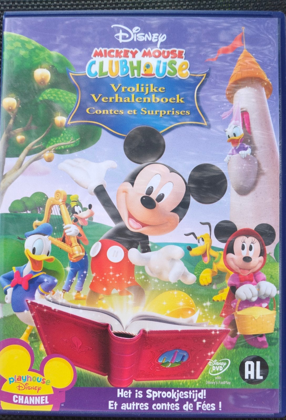 Mickey Mouse Vrolijke verhalenboek., Cd's en Dvd's, Dvd's | Tekenfilms en Animatie, Ophalen, Bonusmateriaal, Tekenfilm, Nederlands