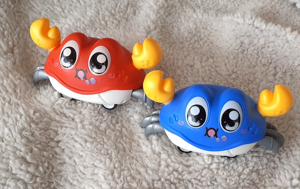Baby speelgoed kruipende krabben, Ophalen of Verzenden, Nieuw, Auto, Met wieltjes