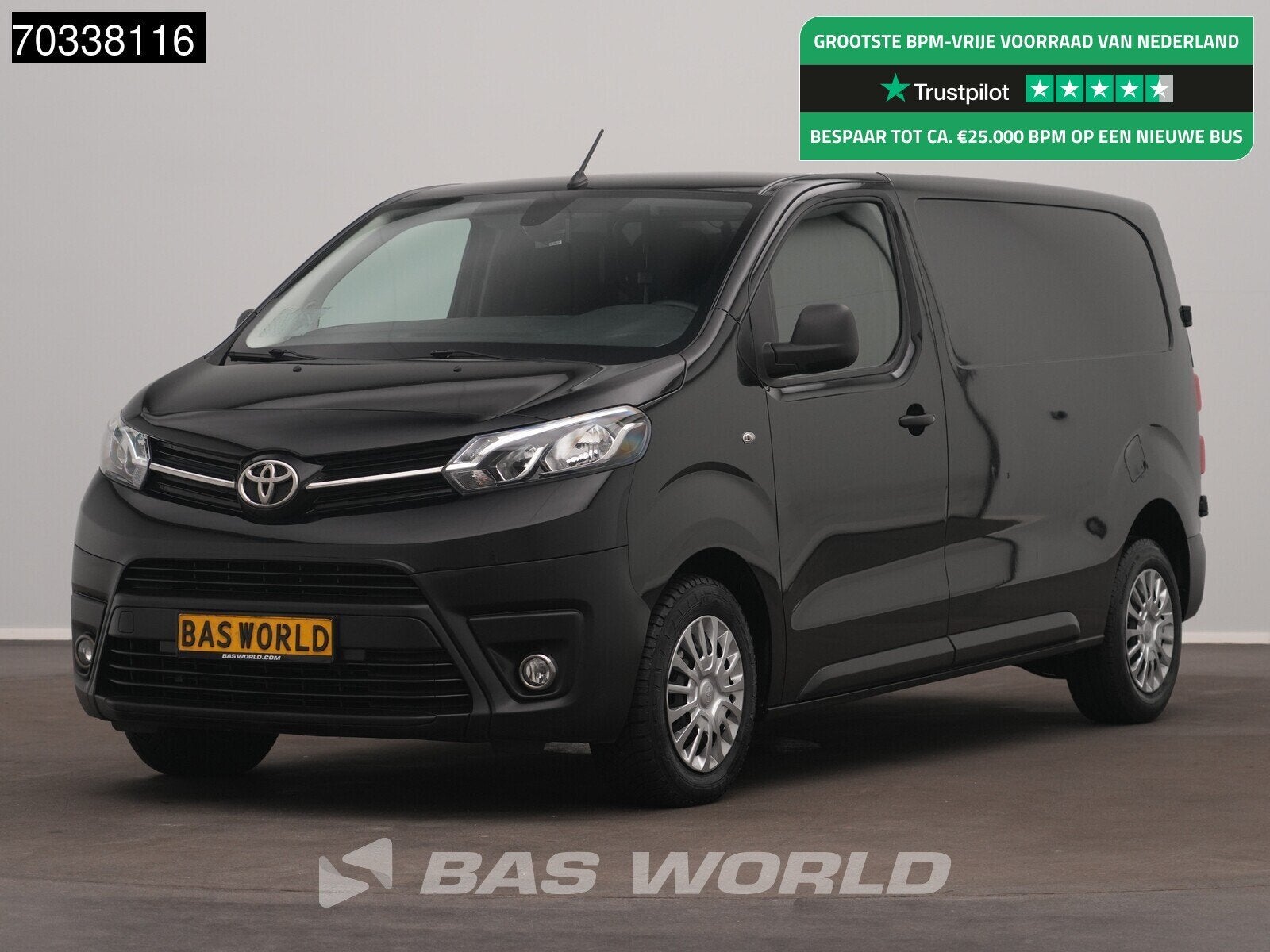 Toyota ProAce 145pk 2.0 Automaat Airco Navi Carplay Cruise E, Auto's, Automaat, Stof, Gebruikt, 4 cilinders
