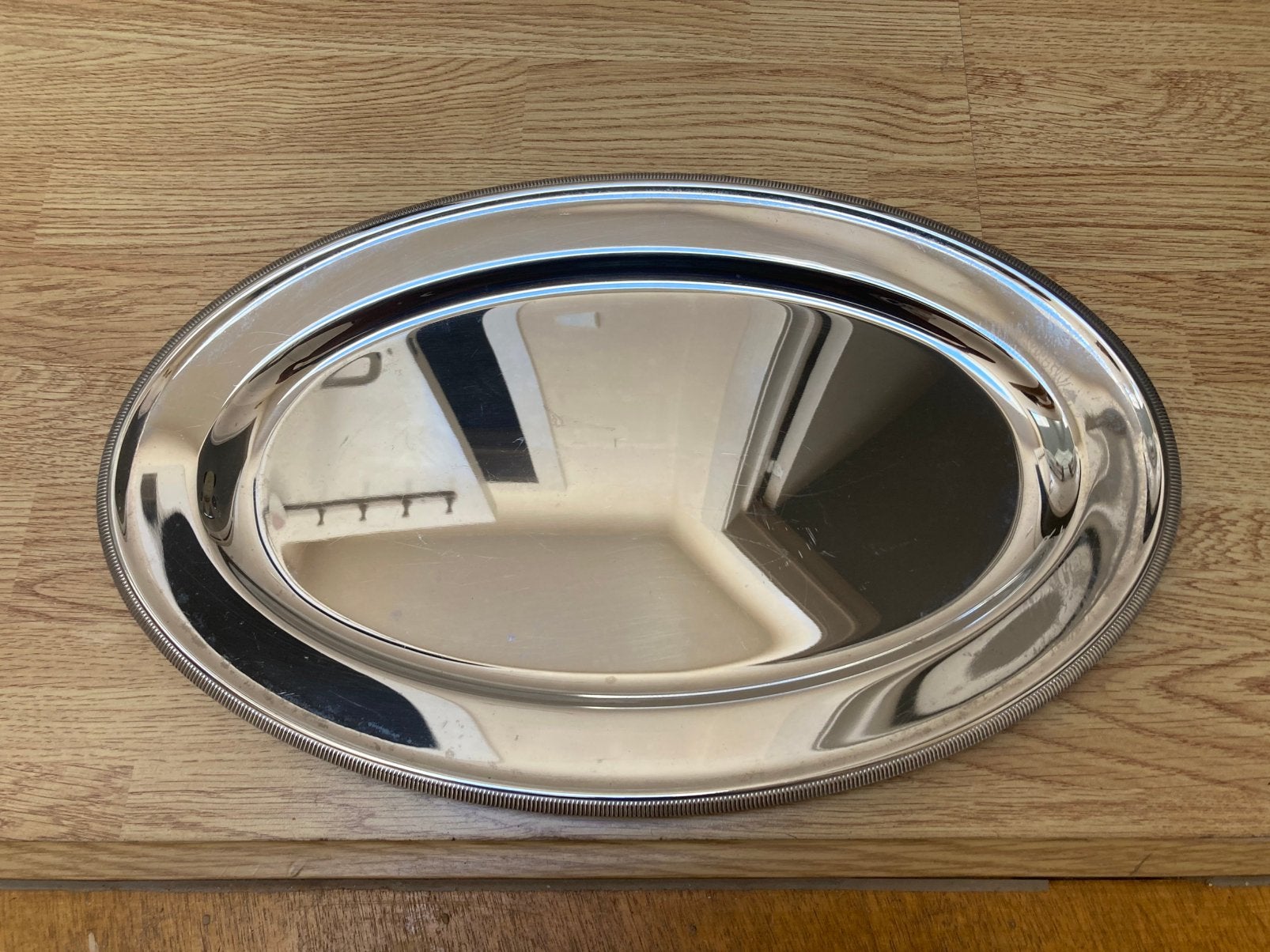 Plat ovale L 45 x l 28cm Letang Remy, Neuf, Plateau, Vintage, Enlèvement
