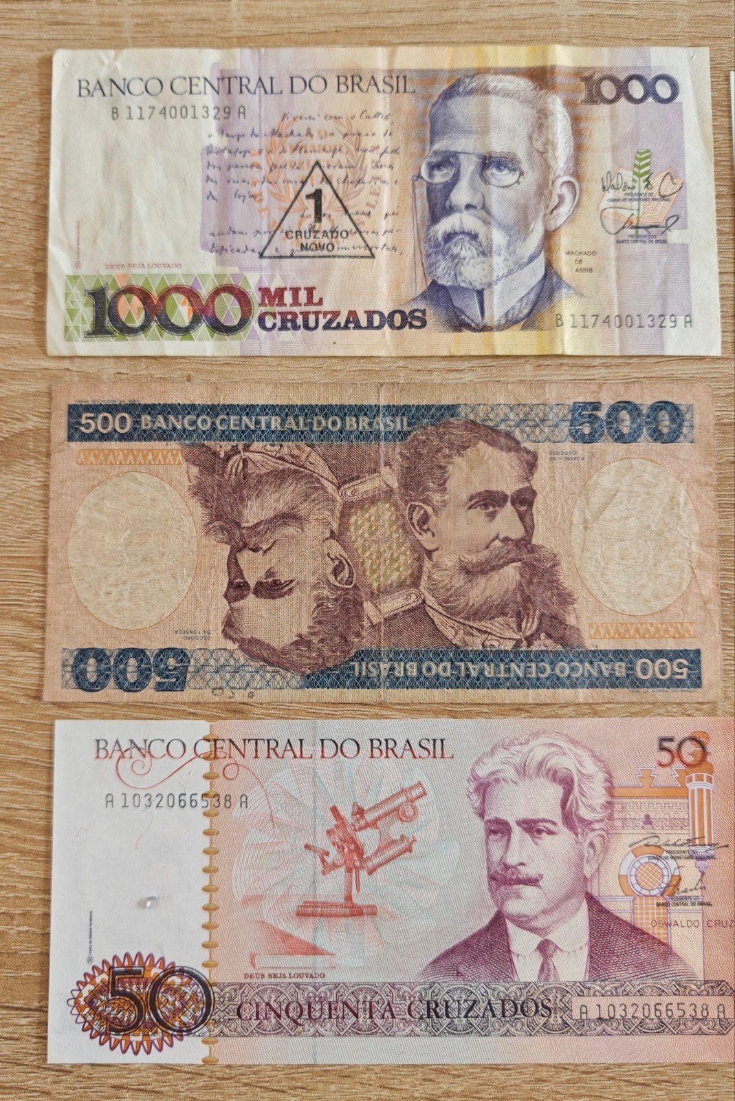 billets de banques Brésil, Timbres & Monnaies, Enlèvement ou Envoi, Amérique du Sud, Série