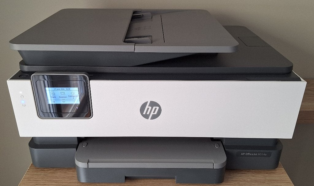 HP OfficeJet 8014e - All-In-One, Computers en Software, Printers, Gebruikt, All-in-one, Inkjetprinter, Kleur printen, Kopieren