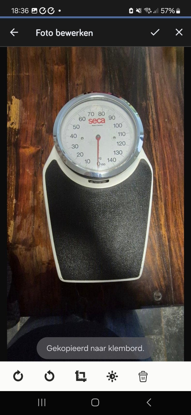 seca 761 professionele  weegschaal, Ophalen of Verzenden