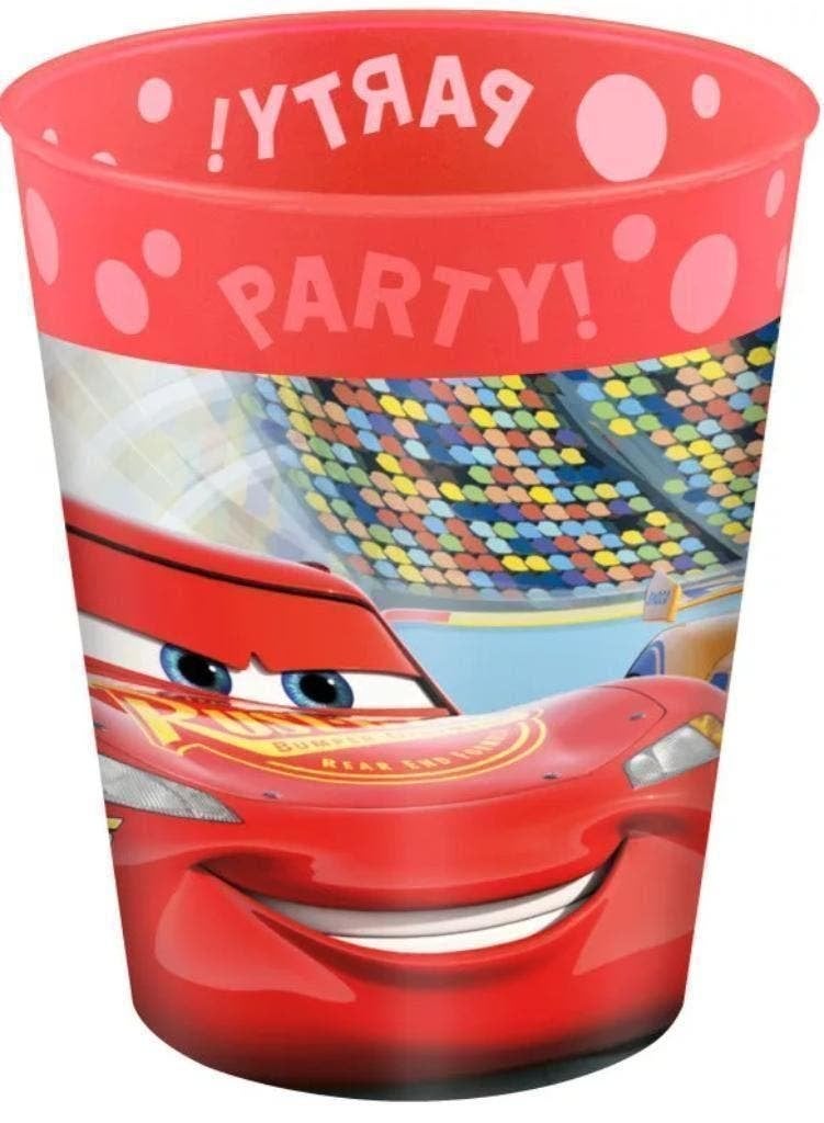 Disney Cars Kunststof Beker - Magnetron, Ophalen of Verzenden, Nieuw