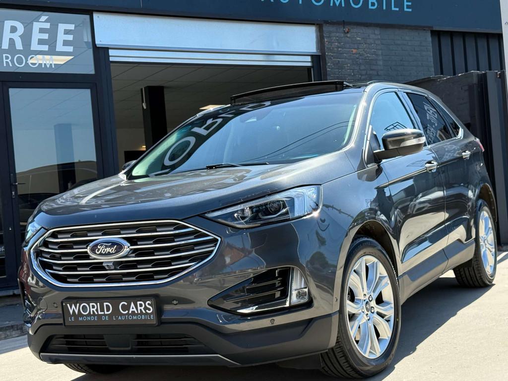 Ford Edge 2.0 TDCi TITANIUM TVAC*BTWIN - TOIT PANO - NAVI -, Autos, Ford, Cuir, Argent ou Gris, Achat, Entreprise