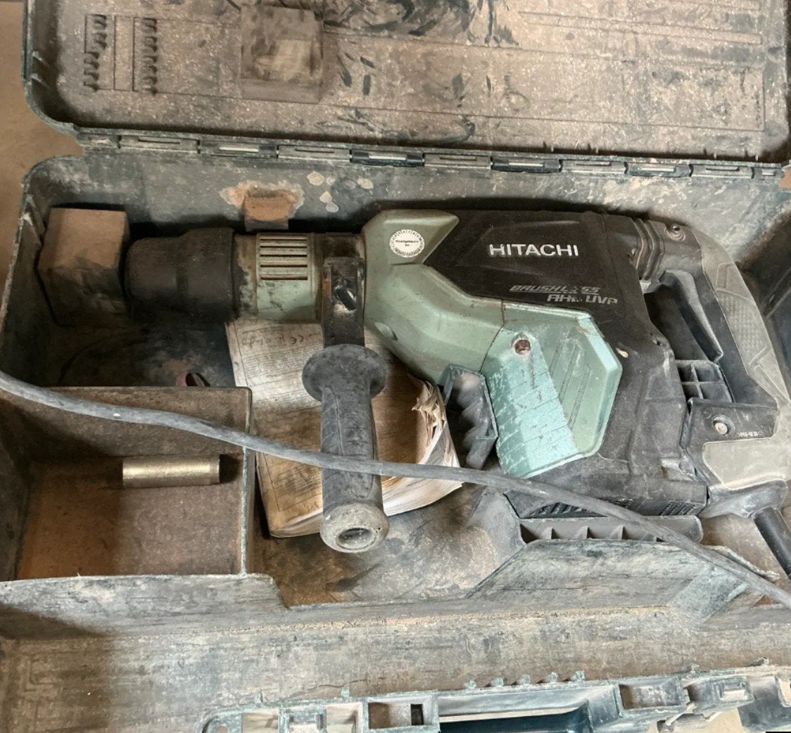 Hitachi DH40MEY SDS-Max Boor-/Breekhamer 1150W – in koffer, Doe-het-zelf en Bouw, Gereedschap | Boormachines, Ophalen of Verzenden