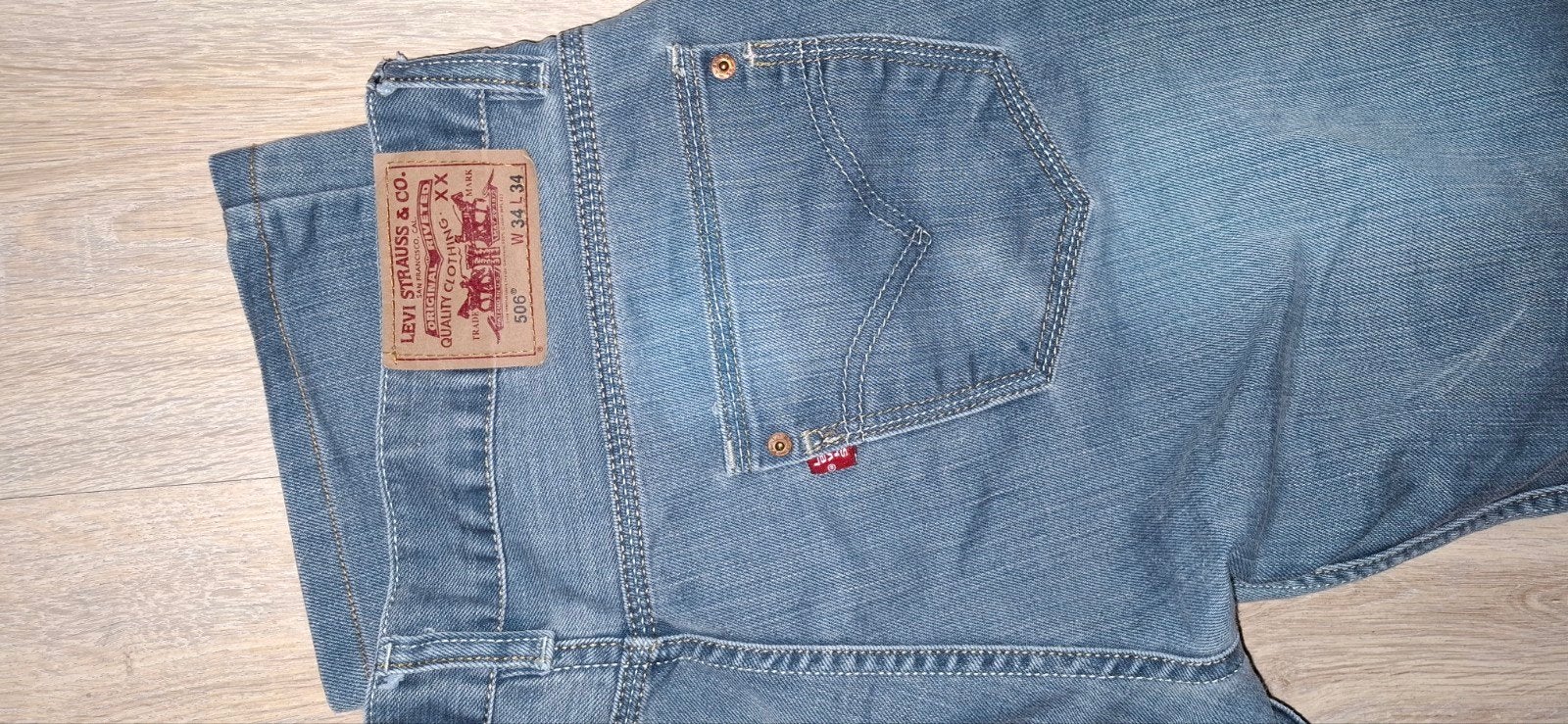 Levi s jeans broek W34 L34, Ophalen, Levi's, Blauw, Nieuw