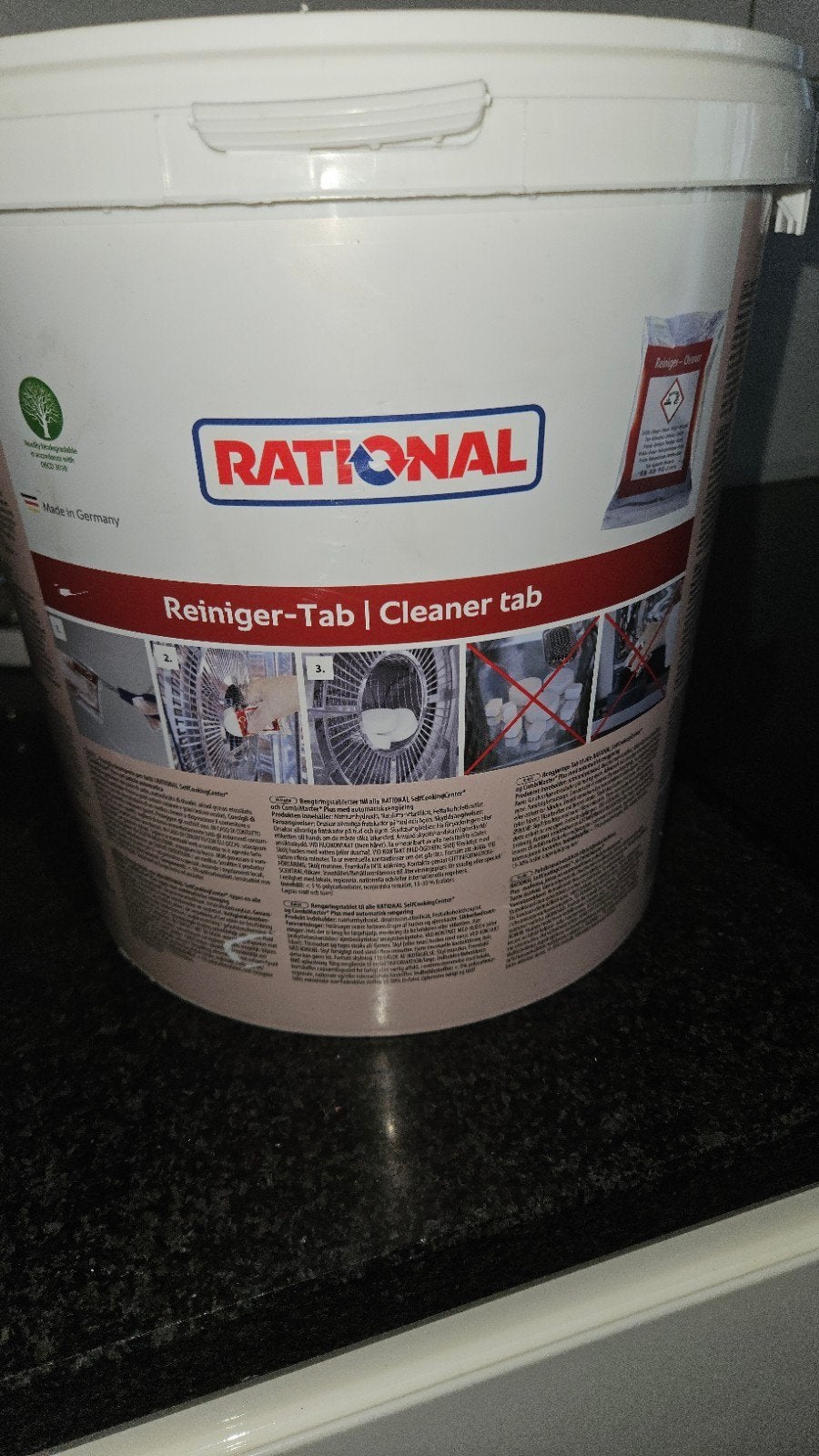 Seau Pastilles Nettoyantes Rational Cleaner Tab Pour Four, Enlèvement ou Envoi
