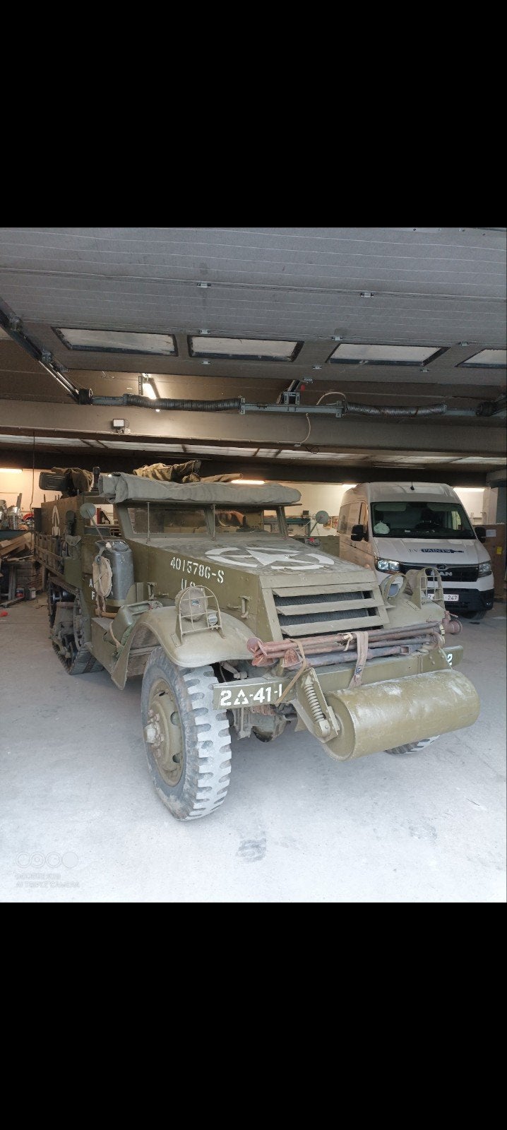 Half-track Us M3, Enlèvement