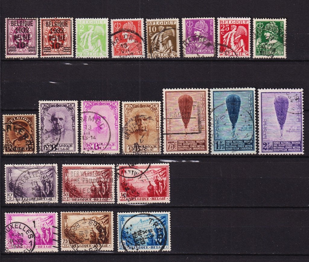 België 1932 gestempeld, Verzenden, Gestempeld, Gestempeld