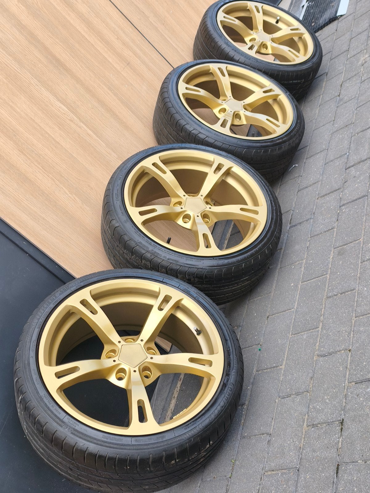 BMW 5x120 velgen met banden 225/40/18 inch, Auto-onderdelen, Banden en Velgen, Ophalen, 18 inch, Band(en)