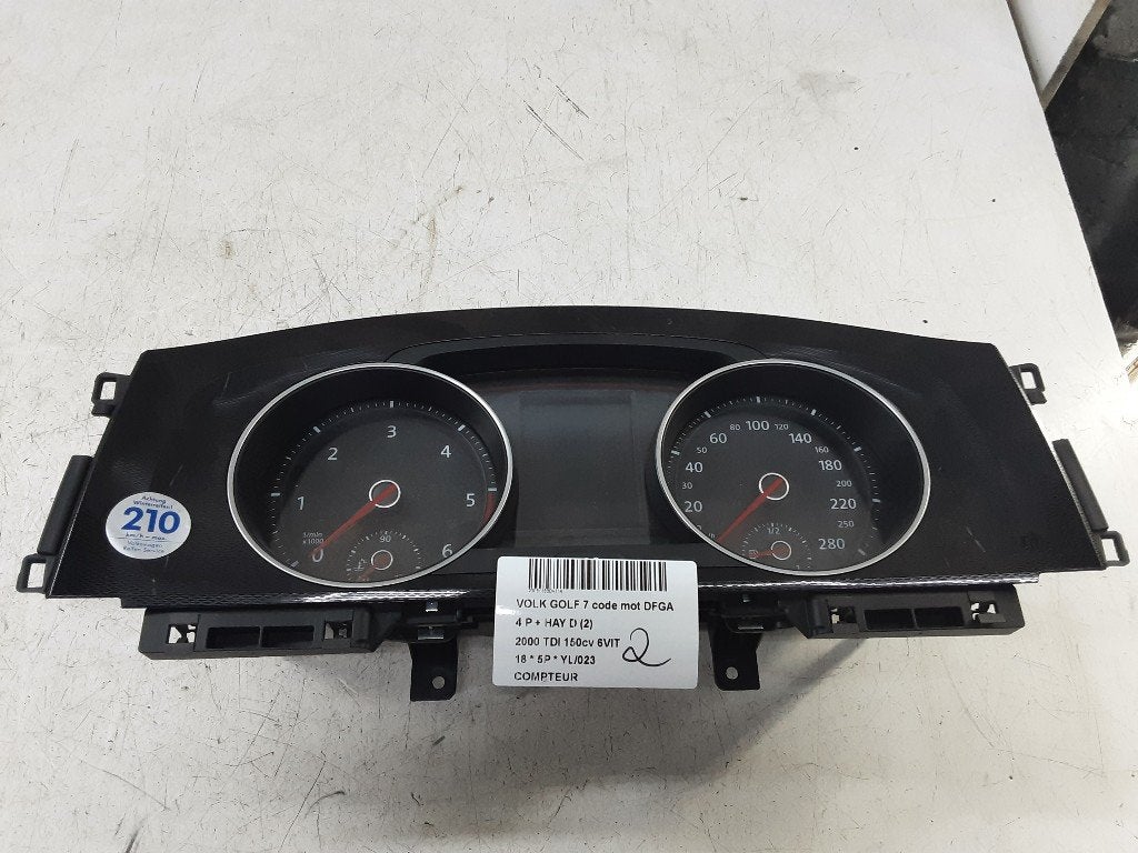 COMPTEUR DE VITESSE Volkswagen Golf VII (AUA) (5G1920757), Volkswagen, Mevr. I. Hauben, Utilisé, Rue de l'Espoir 34 34
4030  GRIVEGNÉE, BE