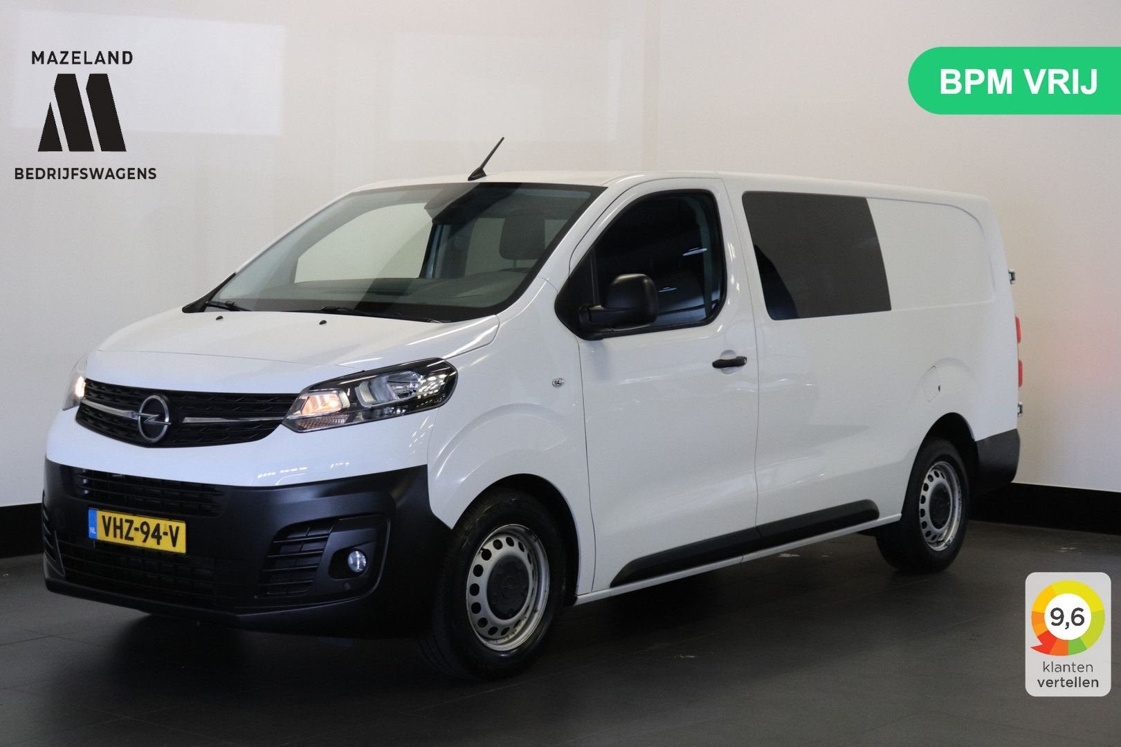 Opel Vivaro 2.0 CDTI L3 Automaat Dubbele Cabine EURO 6 - Air, Parkeersensor, Wit, Bedrijf, 200 g/km