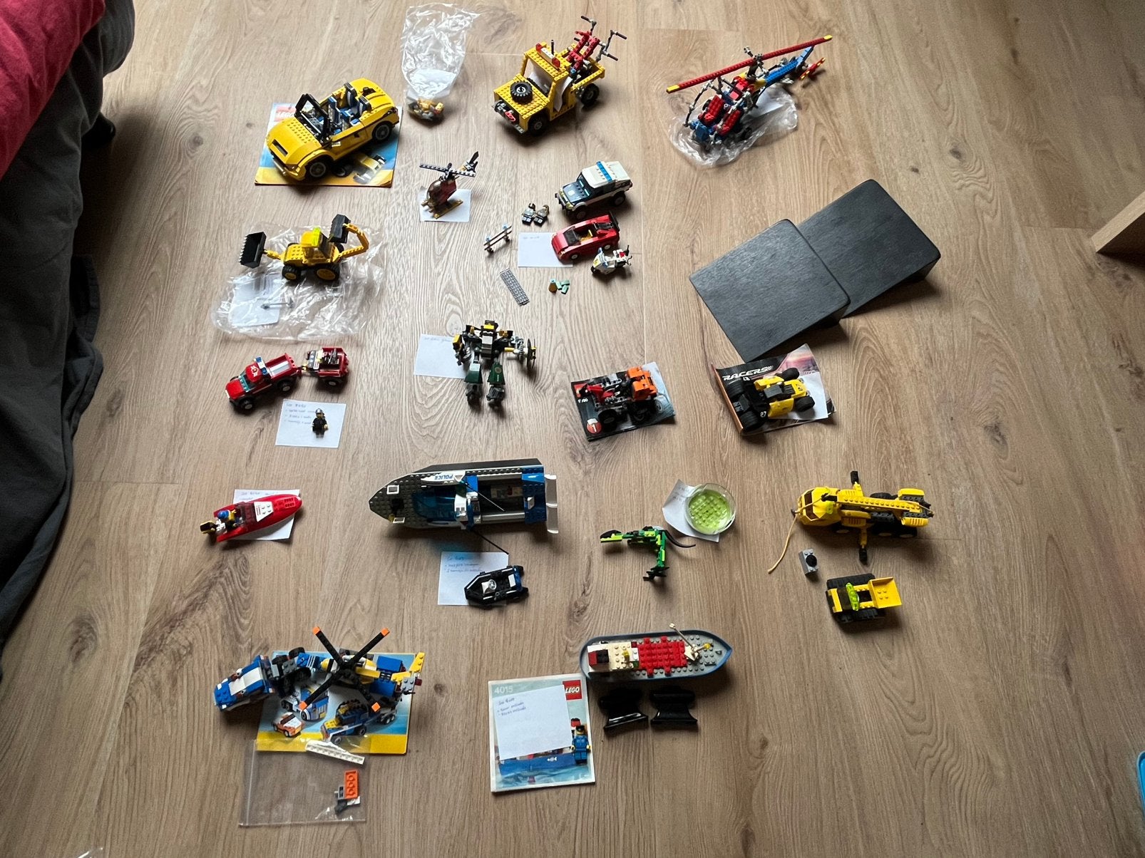 Lego- 16 sets zonder dozen, met/zonder plan, (on)volledig, Kinderen en Baby's, Speelgoed | Duplo en Lego, Ophalen, Gebruikt, Lego