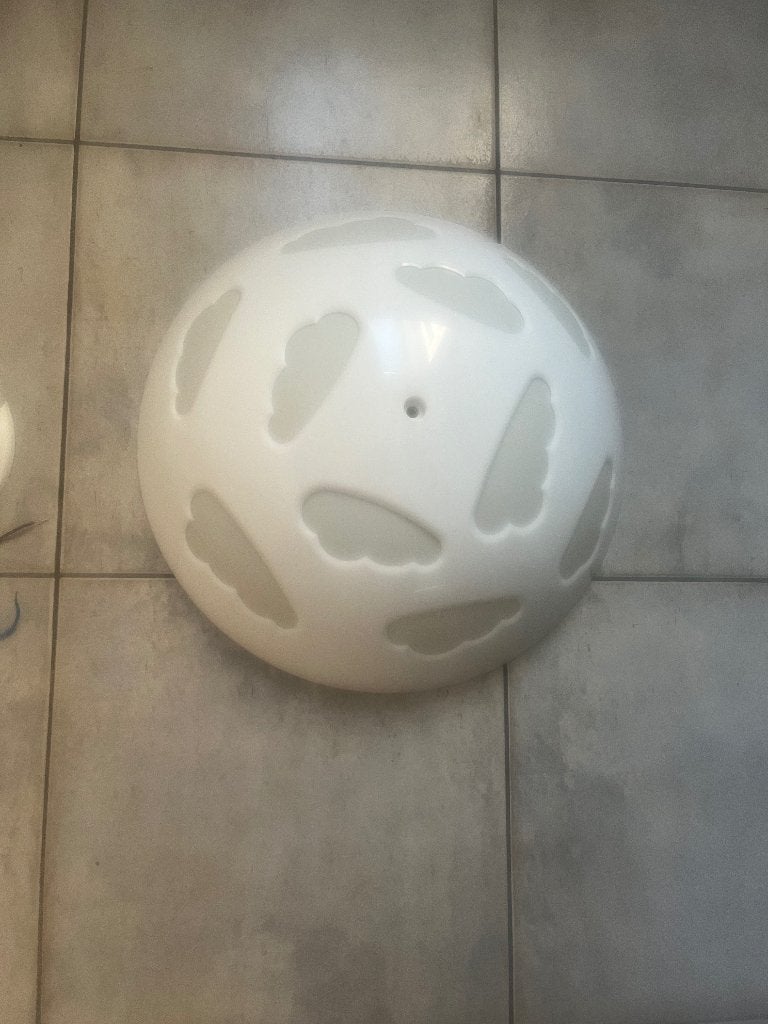 Ikea lamp wolken (kind), Kinderen en Baby's, Ophalen, Gebruikt, Wit, IKEA