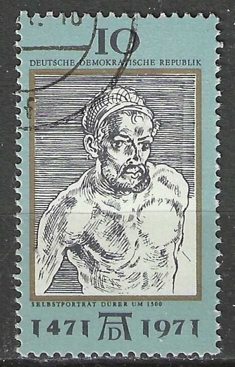Duitsland DDR 1971 - Yvert 1362 - Albrecht Durer  (ST), Verzenden, DDR, Gestempeld