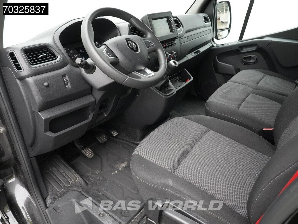Renault Master 145PK Zijdeur Achterdeuren Bakwagen LED Navi, Auto's, Bestelwagens en Lichte vracht, Start-stop-systeem, Stof, Gebruikt