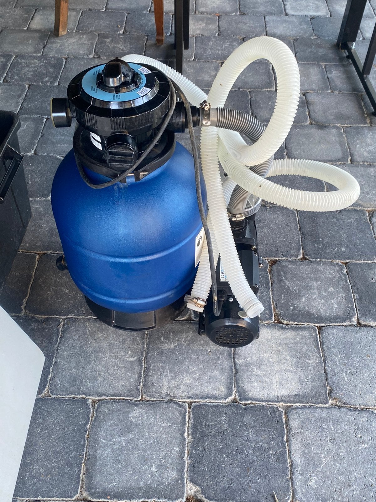 Zandfilterinstalatie voor zwembad, Tuin en Terras, Ophalen, Zo goed als nieuw, Zwembadpomp