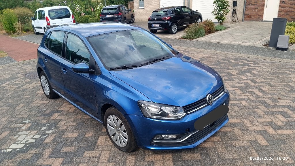 Vw polo 2017 1.0mpi Comfortline 92000km, Auto's, Volkswagen, Multifunctioneel stuurwiel, Euro 6, Blauw, Overige kleuren
