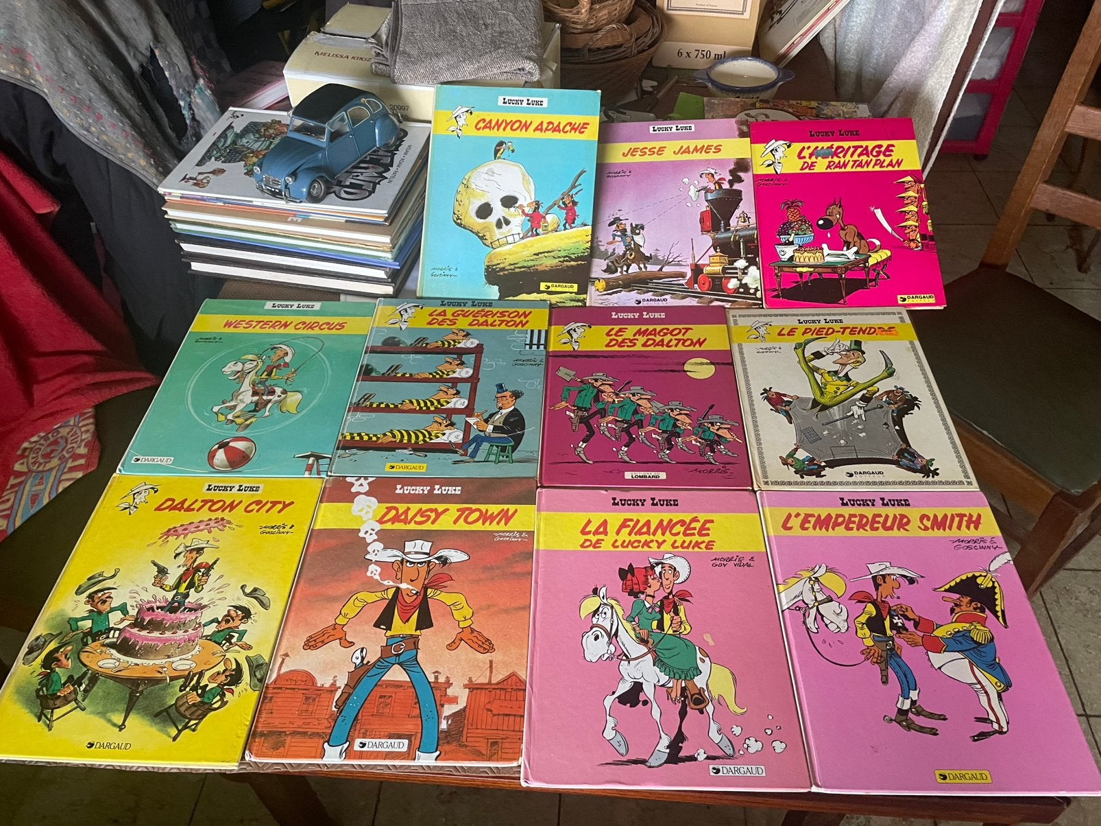 Lot BD lucky Luke, Enlèvement ou Envoi, Utilisé